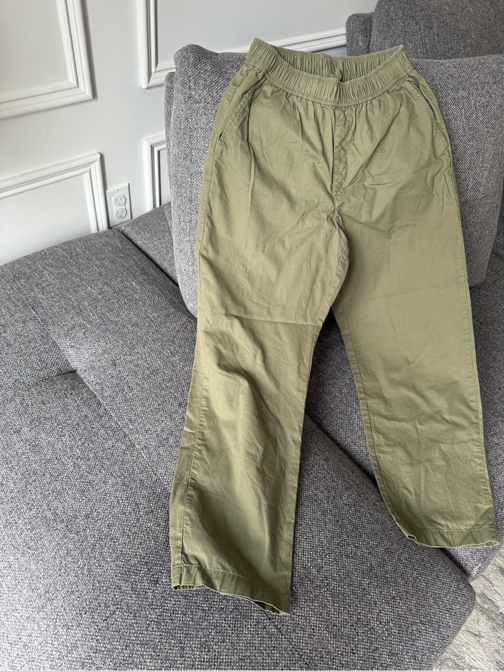 Uniqlo Women's cotton relaxed ankle pants - Picture 5 of 5
